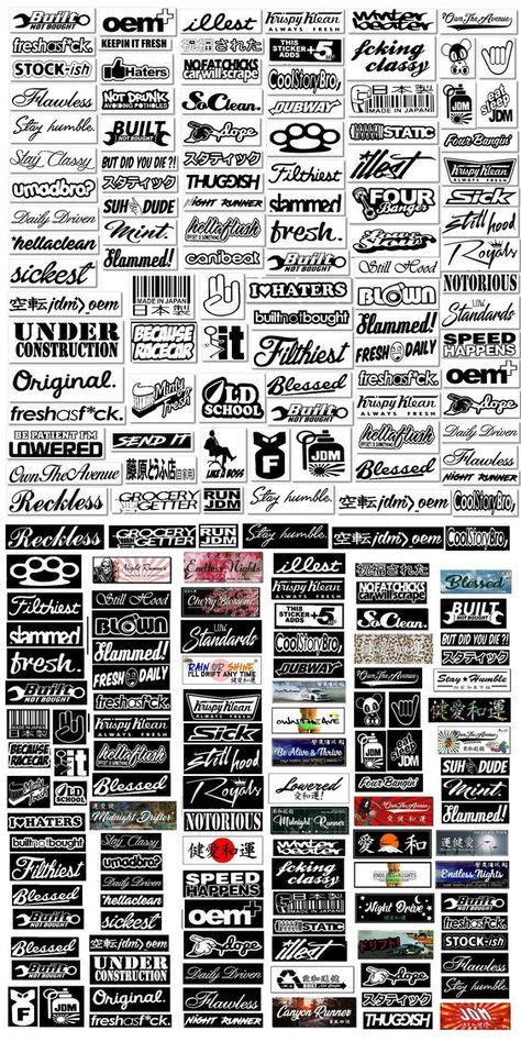 Automotive Sponsor Style JDM 215 Decals Stickers Pack V3 Car Racing Drift Lot Sticker #sticker Stickers #stickers freesticker #freesticker freestickers #freestickers free download sticker #freedownloadsticker 2.44 Sticker On Car Ideas, Car Sponsor Stickers, Jdm Stickers Logos Car Decals, Cool Car Stickers Ideas, Car Side Sticker Design, Car Stickers Design, Stickers To Print Out, Car Sticker Design Ideas, Jdm Stickers Decals