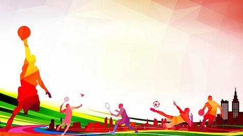 background, colorful, people, silhouette, movement, background,sports powerpoint Sportsfest Background Design, Sports Day Banner Design, Sports Day Background, Sports Day Banner, San Valentin Vector, Sports Banner, Certificate Background, Concert Flyer, Peach Background