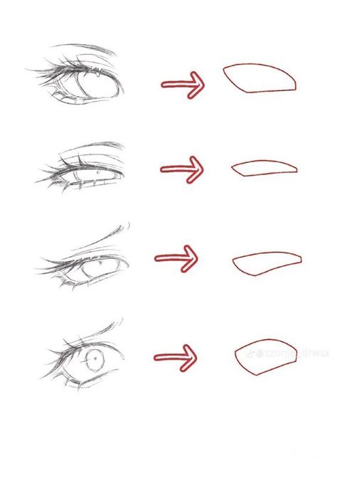 Easy Eye Drawing, 얼굴 드로잉, Eye Drawing Tutorials, Seni Dan Kraf, Body Drawing Tutorial, Sketches Tutorial, Art Tools Drawing, Art Help, Tutorials Drawing