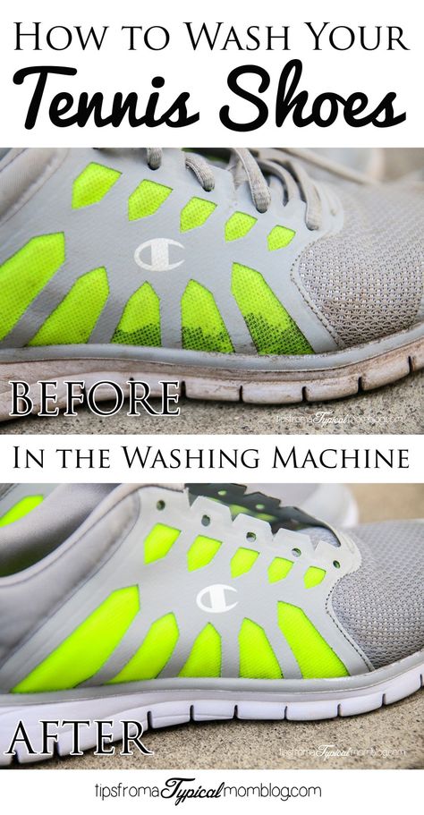 How to Wash Your Shoes in the Washing Machine Washing Tennis Shoes, How To Wash Sneakers, Clean Tennis Shoes, Shoe Organization, How To Wash Shoes, Kids Tennis, Deep Cleaning Tips, Shoes Hack, Spring Clean