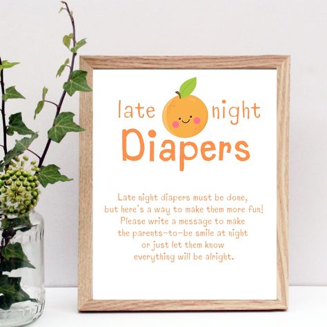 Diaper Game Little Cutie Baby Shower, Little Cutie Baby Shower, A Little Cutie Is on the Way Shower Game, Little Cutie Shower https://etsy.me/37tcvLm #papergoods #orange #babyshower #easter #green #littl Little Cutie Baby Shower Decor, Cutie Baby Shower Decor, Easter Green, Cutie Is On The Way, Peach Baby Shower, Orange Baby Shower, Baby Shower Yellow, Late Night Diapers, Diy Bebe