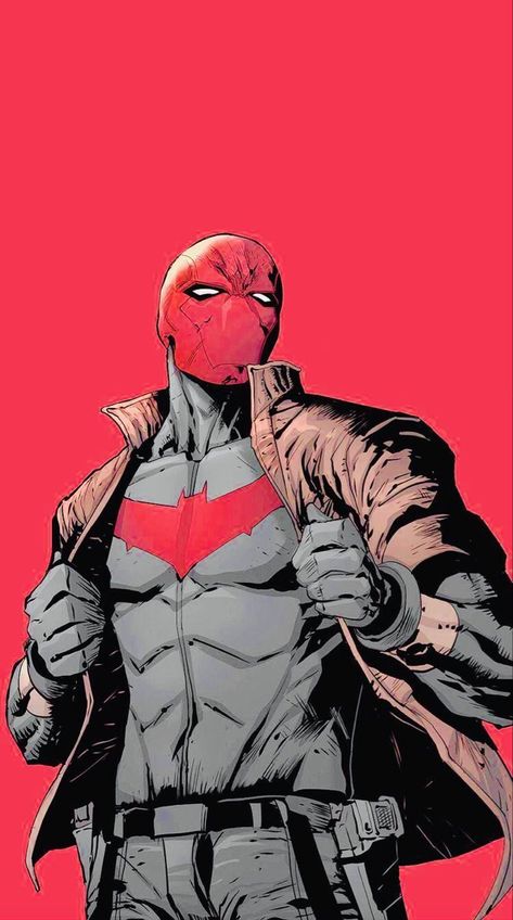 #DC #DCComics #batman #batmanfamily #redhood Red Hood Wallpaper, Red Hood Dc, Red Hood Comic, Hood Wallpapers, Red Hood Jason Todd, Bd Art, Dc Comics Wallpaper, Red Mask, Univers Dc