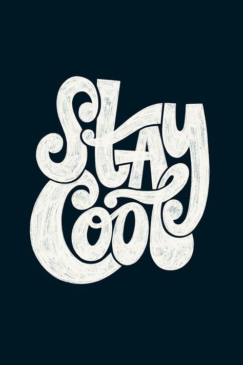 #affiliate Stay Cool Print in 2024 | Typography hand drawn, Graphic design class, Typography shirt design 2 Word Logo Design, Fun Type Design, Graphic Tee Design Ideas Typography, Marker Fonts Hand Lettering, Hand Rendered Typography, Hand Drawn Logos, Tshirt Typography Design, Text Design Typography, Motivation Logo