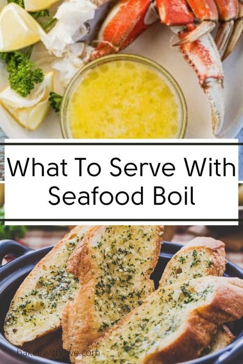 Seafood Boil Serving Ideas, Seafood Boil Menu Party Ideas, Fall Seafood Boil Party, Appetizer For Crawfish Boil, Fish Or Seafood Recipes, Seafood Boil Presentation, Seafood Fest Party Ideas, Crab Boil Birthday Party Ideas, Crab Boil Dinner Party