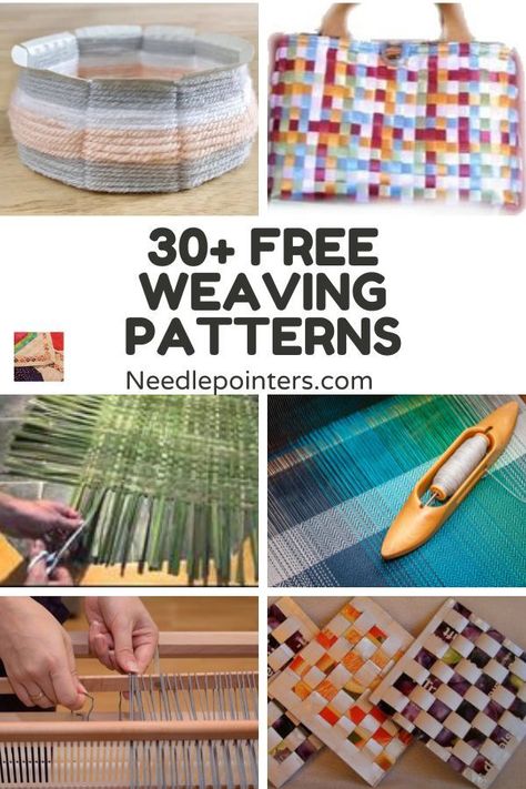 Free weaving patterns can be found here for both loom weaving and weaving without a loom. So much creativity on one page! Weaving Loom Patterns For Beginners, Yarn Weaving Patterns, Weave Loom Patterns, Small Weaving Looms, Small Loom Projects, Free Weaving Patterns, Weaving Without A Loom, Weaving Patterns Design Ideas, Hand Weaving Patterns Ideas