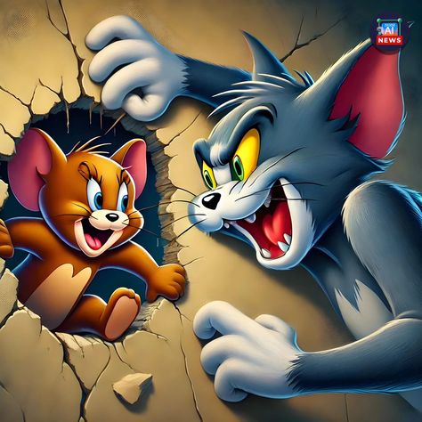 Do you remember watching Tom and Jerry? Life was so simple back then. Missing my childhood, the peace, and the happiness that came without a price tag. . . . #TomAndJerry #ChildhoodMemories #SimpleTimes #PureJoy #Nostalgia Tom N Jerry, Tom And Jerry Photos, Jerry Wallpapers, Tom Und Jerry, Tom And Jerry Wallpapers, Potrait Painting, Jerry Cartoon, Art Deco Artwork, Disney Toms