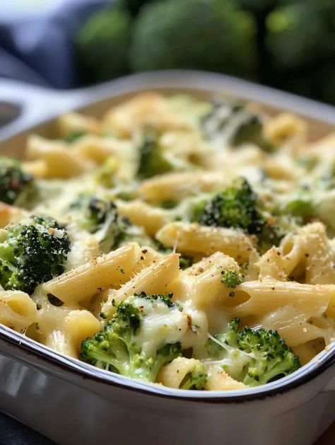 Creamy Broccoli Pasta Bake 3 Broccoli Cheese Pasta Casserole, Broccoli Pasta Recipes Easy, Broccoli Pasta Bake Recipes, Broccoli Ricotta Pasta, Pasta Broccoli Casserole, Ham And Broccoli Pasta Bake, Roasted Broccoli Pasta, Quick Broccoli Pasta, Brocolli Pasta Dishes