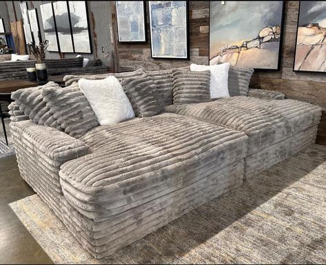 "Creating a Luxurious Living Room U Couch, Boho Living Room Decor Ideas, Double Chaise Sofa, Rowe Furniture, Boho Living Room Decor, Double Chaise, Boho Living, Comfortable Sofa, Boho Living Room