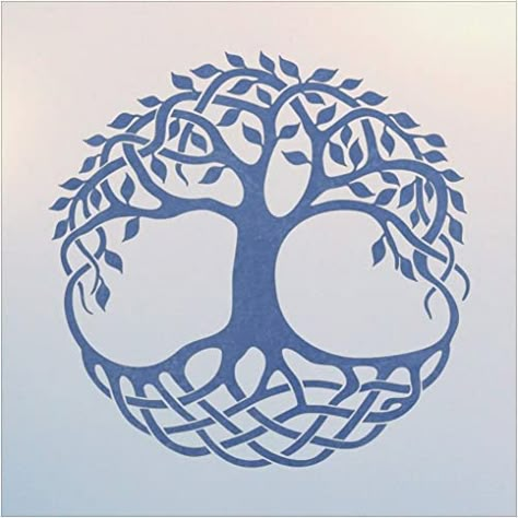 Stencil Wall, Celtic Tree Of Life, Viking Symbols, Celtic Tree, Tree Of Life, Art Craft, Diy Art, Vikings, Wall Stickers