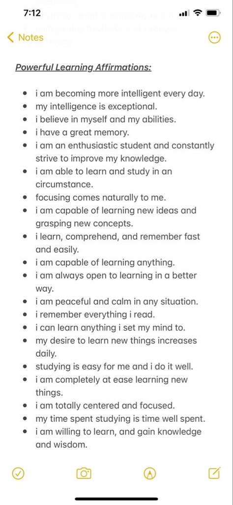 Powerful Affirmations For Study, 10 Affirmations Positives, Daily Affirmations For Manifestation, Manifestation For Studying, Affirmations For Excellent Grades, Daily Affirmations To Love Yourself, Daily Affirmations For Academic Success, Affirmation For Academic Success, Daily Affirmations For Studying