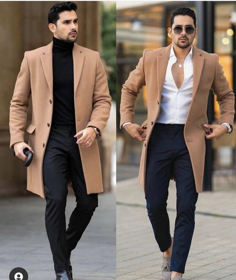 Men’s Elegant Outfit, Rolex Outfit Men Fashion, Black And Brown Suit Men, Men’s Winter Formal Fashion, Winter Formal For Men, 2023 Mens Style, Elegant Men Outfits Classy Casual, Men Winter Formal Outfit, Brown Suit Outfit Men