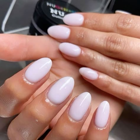 Round Dip Powder Nails, Nugenesis Dipping Powder Colors Pink, Light Pink Dip Powder Nails, Nails Acrylic Colors, Almond Dip Nails, Light Colored Nails, Dip Nail Colors, Edgy Nails, Dip Nails