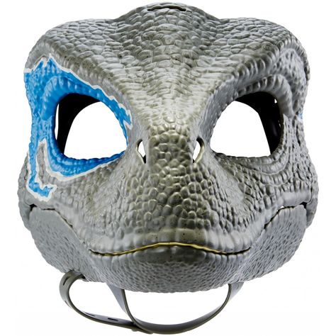 Dino Mask Fursuit, Dino Mask Ideas, Dino Masks, Blue Jurassic World, Dinosaur Mask, Dino Mask, Paper Dragon, Minion Movie, Jurassic World Dinosaurs