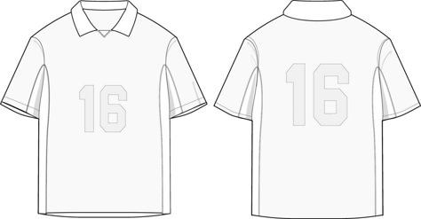 Retro Collar Jersey Template, Blank Jersey Template, Template Jersey Polos, Mock Up Jersey, White Jersey Design, Jersey Graphic Design, Jersey Design Template, Jersey Polos, Soccer Jersey Design