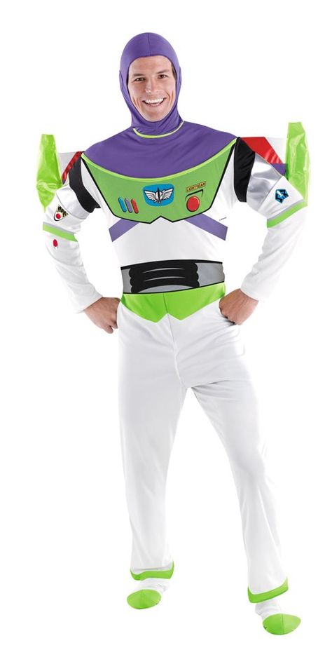 Disfraz Buzz Lightyear, Buzz Astral, Masquerade Men, 90s Fancy Dress, Lightyear Costume, Green Leotard, Fancy Jumpsuit, Buzz Lightyear Costume, World Book Day Costumes