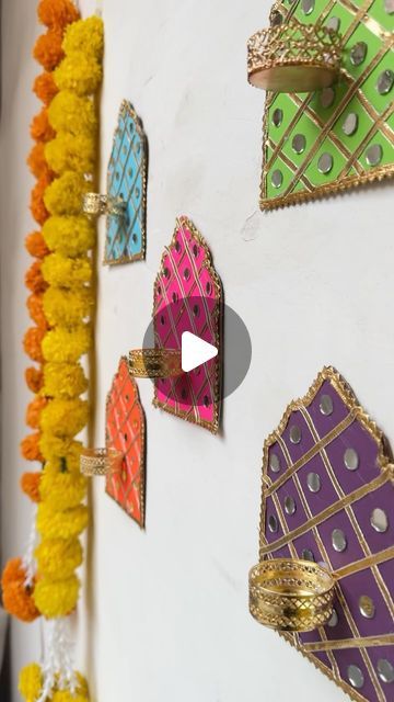 Diy Home Diwali Decor, Diwali Workshop Ideas, Diwali Decoration Ideas 2024, Diwali Handmade Craft, Desi Diy Decor, Crafts For Diwali Decoration, Diwali Decor Diy Ideas, Diwali Diy Decor, Diy Diwali Decor Ideas