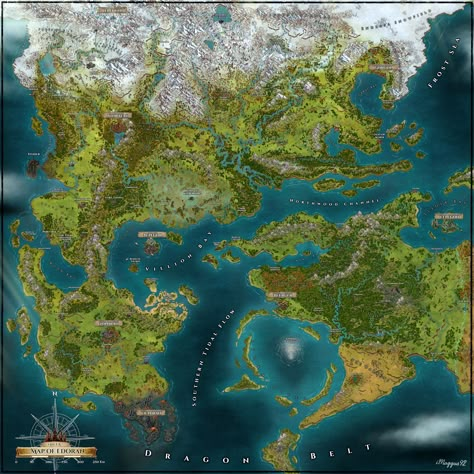 This is a detailed Map of the continent Edoran (left) and the western part of Eyrala (right) Thanks for 2k ♥ ----------------------------- October 2023 T Make A Fantasy Map, Fantasy Map Ideas, Fantasy City Map, Fantasy Map Making, Map Ideas, Rpg World, Dnd World Map, Building Map, Map Making