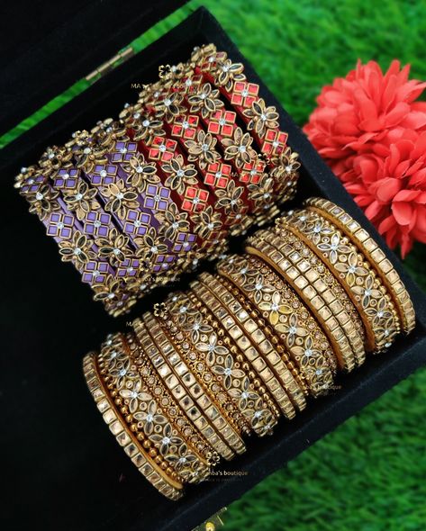 ⚜️ Customized 3d Kundan bangles for lehenga and Gold Kundan Bangles to match all outfits 🫶🩷 ⚜️ Customization available in all possible combinations of saree/any outfit colors ⚠️Strictly don’t copy our designs. Respective copyright actions will be taken accordingly 💌 We’re exclusively specialized in silkthread shining finishing and intricate stone finishing 🥰🥰 ⚜️ Follow @maya_venba_boutique for exquisite bangles collections and exclusive finishing ❣️ ❣️ DM/Whatsapp - 8637452661 to get c... Kundan Gold Bangles, Bangles For Lehenga, Kundan Bangles Design, Silk Thread Earrings Designs, Silk Thread Bangles Design, Silk Bangles, Silk Thread Earrings, Thread Bangles Design, Colorful Bangles