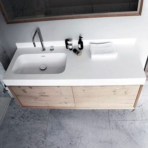 SA140101G in White Gloss by Blu Bathworks in Vancouver, BC - series 1400 blustone™ vanity top with left offset basin, 1/2" thick, White gloss 55 1/4" x 20 1/4" Craft Cupboard, Bathroom Reno Ideas, Modern Bowl, Bathroom Design Inspiration, Bathroom Top, Bathroom Vanity Tops, Wall Mounted Vanity, Modern Bathroom Vanity, Family Bathroom