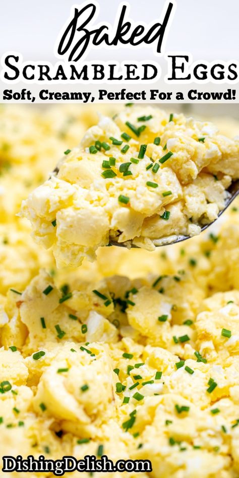 Hotel Eggs Recipe, Cheesy Scrambled Eggs For A Crowd, The Best Scrambled Eggs Ever, Making Scrambled Eggs For A Crowd, Buffet Scrambled Eggs, Make Ahead Eggs For A Crowd, Hotel Scrambled Eggs, Egg Brunch Ideas For A Crowd, Large Egg Bake