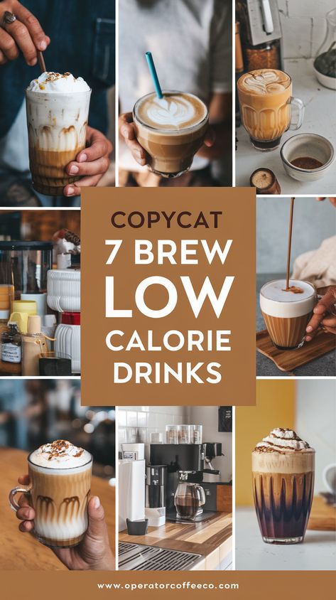 Looking for refreshing 7 Brew low calorie drinks? Whether it’s summer, spring, or winter, this DIY recipe guide has you covered with iced coffee, cold brews, and even frozen options! These 7 brew drinks to try at home are simple to make, sugar-free, and packed with delicious caffeine. Create your favorite 7 brew aesthetic drinks and enjoy a homemade experience. Perfect for anyone following a low-sugar or keto diet. ☕️💪✨ Low Cal Iced Coffee Recipes At Home, Low Calorie Espresso Drinks At Home, Low Carb Coffee Drinks At Home, Low Cal Espresso Drinks At Home, Low Calorie Coffee Recipes, Low Cal Iced Coffee Recipes, Healthy Iced Coffee Recipe At Home, Low Calorie Iced Coffee At Home, Low Calorie Starbucks Drinks Hot Coffee