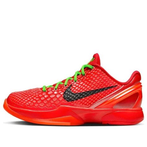 Nike Shoes and Apparel - KICKS CREW Nike Dynamic Breathable Basketball Shoes, Nike Red Throwback Basketball Shoes, Nike Orange Basketball Shoes For Sports, Kobe 6 Grinch, Nike Dynamic Red Basketball Shoes, Nike Orange Basketball Sneakers, Grinch Shoes, Kobe Basketball, Nike Kobe Shoes