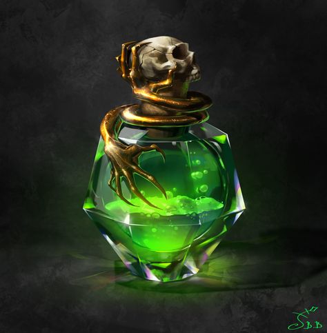 Vera Velichko #potions #Poison #skull #liquid #alchemy #1080P #wallpaper #hdwallpaper #desktop Green Potion, Magic Bottles, Heroic Fantasy, Fantasy Props, Tanah Liat, Game Props, Potion Bottle, Fantasy Rpg, 판타지 아트