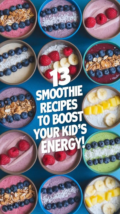 13 Clean Eating and Healthy Kid-Friendly Smoothie Recipes in 2024 Kid Friendly Smoothie Recipes, Kid Friendly Smoothies, Green Goddess Smoothie, Nutritious Smoothie Recipes, Banana Treats, Smoothie Mix, Nutritious Smoothies, Smoothie Packs, Smoothies For Kids