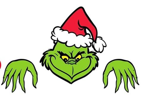 Immagini Grinch, Grinch Printable, Grinch Cricut, Grinch Drawing, O Grinch, Grinch Coloring Pages, Grinch Images, Grinch Face Svg, Christmas Classroom Door