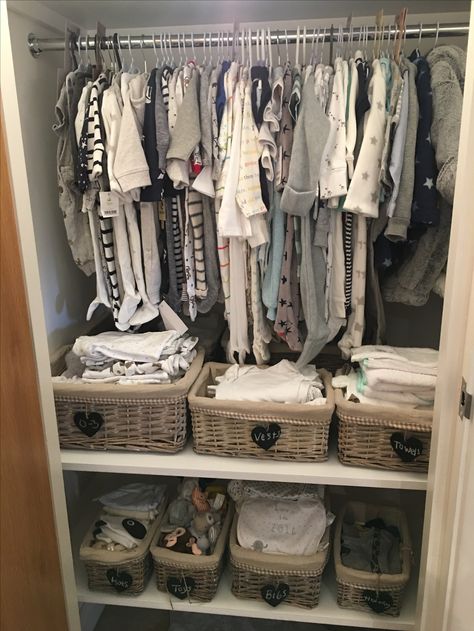 Nursery Cupboard Organisation, Baby Cupboard Organisation, Nursery Wardrobe Organisation, Baby Wardrobe Organisation, Dressing Closet, Baby Cupboard, Cupboard Organiser, Nursery Wardrobe, Nursery Organisation