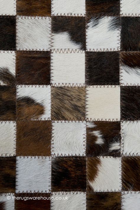 Lafitte Circle Rug (texture & design close up), a natural cowhide leather area rug, with a patchwork style design in various shades of brown, beige and white (handmade to order in Spain, set & custom sizes) https://www.therugswarehouse.co.uk/round-rugs/girona-round-rugs/lafitte-circle-rug.html Leather Rugs, Patchwork Cowhide Rug, Pom Pom Rug, Luxury Rugs, Creative Textiles, Leather Rug, Rug Texture, Leather Pillow, Leather Patchwork