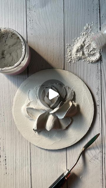 SCULPTNEST ™ on Instagram: "Rose making using @sculptnest sculpture paste ♥️  [art tutorial, rose, hydrangeas , sculpture painting , art reels, art video, tutorials] #sculpturepainting #sculpturepaintings #sculpturepaintingindia🇮🇳 #trending" Hydrangea Plaster Art, Rose Sculpture Painting, Sculpture Paste Art, Sculpture Painting Tutorial, Rose Making, 3d Wall Art Sculpture, Art Reels, Sculpting Tutorials, Painting Flowers Tutorial