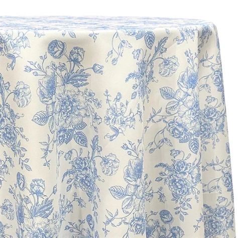 Patterns & Overlays Archives | Page 4 of 8 | Top Tier Spandex Chair Covers, French Toile, Blue Toile, Pipe And Drape, Toile Fabric, Floral Tablecloth, Blue Table, Blue Bridal, Wedding Linens