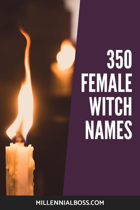 Witch Character Names, Female Sorceress Names, Witches Names Woman, Witches Names, Evil Names Female, Sorceress Aesthetic, Wiccan Names, Witches Cupboard, Sorceress Names