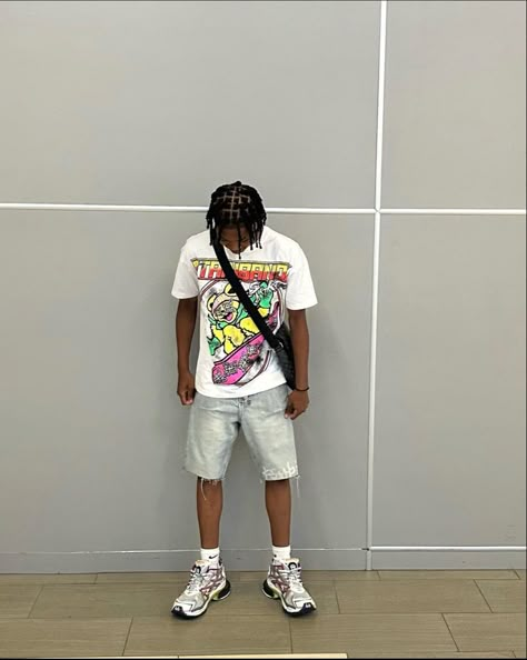 Balenciaga Fits Men, Balenciaga Runners Outfit Men, Balenciaga Runners Outfit, Hype Clothing Boys, Dynamic Outfit, Outfit Inspo Streetwear, Mens Clothing Trends, Guys Fashion Swag, Runners Outfit