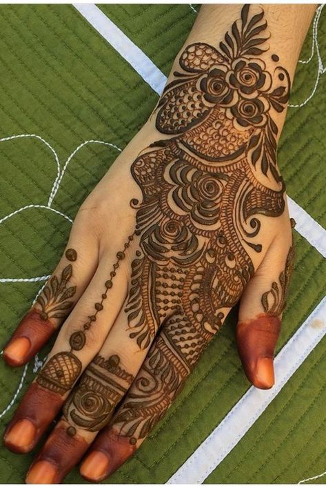 Khafif Mehndi Design, Mehndi Designs 2018, Rose Mehndi Designs, Latest Henna Designs, Simple Mehndi Designs Fingers, Full Mehndi Designs, Henna Tattoo Designs Simple, Latest Bridal Mehndi Designs, Mehndi Designs Front Hand