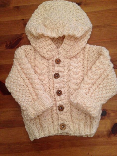 Free Aran Knitting Patterns, Baby Boy Knitting Patterns Free, Boys Knitting Patterns Free, Aran Knitting, Knitting Patterns Boys, Baby Cardigan Knitting Pattern Free, Aran Knitting Patterns, Baby Cardigan Pattern