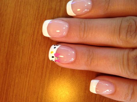 Hello Kitty nails =] Hello Kitty Nail Art, Kitty Nail Art, Charms Nails, Paznokcie Hello Kitty, Hello Kitty Nail, Hello Kitty Nails Art, Kitty Nail, Kitty Nails, Cute Short Nails