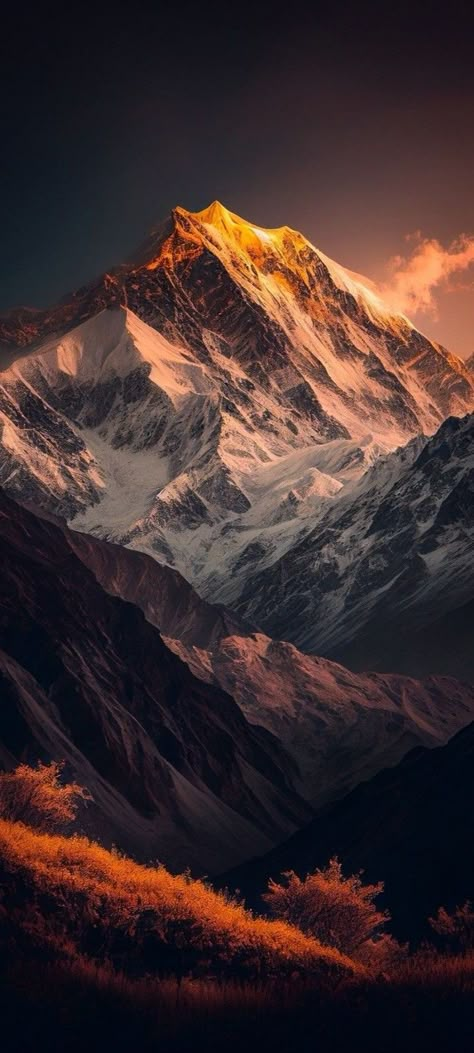 Xiaomi Wallpaper, Iphone Wallpaper Mountains, Xiaomi Wallpapers, Mountain Aesthetic, Mountain Landscape Photography, Dark Background Wallpaper, Best Nature Images, Amoled Wallpapers, Best Nature Wallpapers