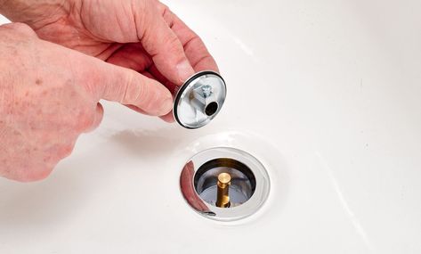 Want to know how to remove a bathtub drain stopper - but there are so many types that you can't find the specific instructions? Our 8-step process should work. #drain #drainstopper #bathtubdrain #tubdrain Remove Bathtub, Bathroom Sink Drain Stopper, Bathtub Drain Stopper, Bathroom Sink Stopper, Sink Drain Stopper, Sink Stopper, Drain Stopper, Tub Ideas, Bathroom Drain