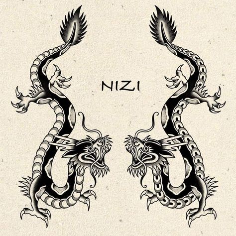 Traditional Dragon Back Tattoo, Japanese Old School Tattoo, Chinese Traditional Tattoo, Black Traditional Tattoo Old School, Traditional Dragon Tattoo, Traditional Tattoo Dragon, Japanese Traditional Tattoo, Black Dragon Tattoo, Tato Tradisional