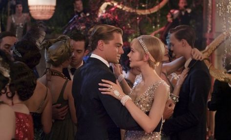 the-great-gatsby-leonardo-dicaprio-as-jay-gatsby-dances-with-carey-mulligan-as-daisy Great Gatsby Aesthetic, Gatsby Aesthetic, Great Gatsby Movie, The Great Gatsby Movie, The Great Gatsby 2013, Gatsby Movie, Style Année 20, Great Gatsby Themed Party, Daisy Buchanan