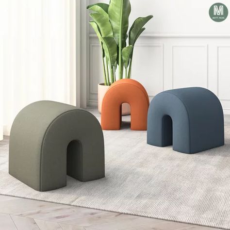 Wuli Nordic Lamb Velvet Mushroom Stool Children's Cute Round Stool Ins Suede Shoe Changing Stool Bedroom Dressing Stool 2022| | - AliExpress Nordic Makeup, Luxury Sofa Living Room, Home Minimalist, Sofa Stool, Makeup Stool, Long Sofa, Low Stool, At The Door, Living Room Sectional