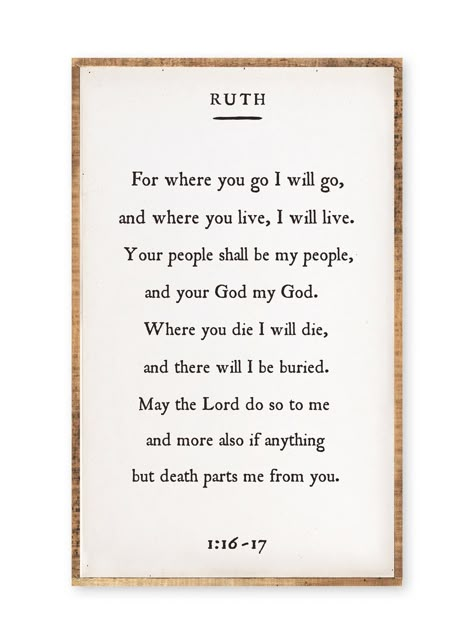 Ruth 1:16-17 – Revelation Culture Christian Wedding Vows, Godly Wedding, Wedding Scripture, Wedding Bible Verses, Marriage Bible Verses, Wedding Vows To Husband, Wedding Bible, Wedding Readings, Bible Passages