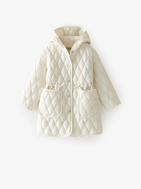 Puffer Coat With Hood, Jacket Puffer, Girls Outerwear, Fashionista Clothes, Winter Girls, Coat Patterns, Zara Kids, Quilted Coat, Girl Coat