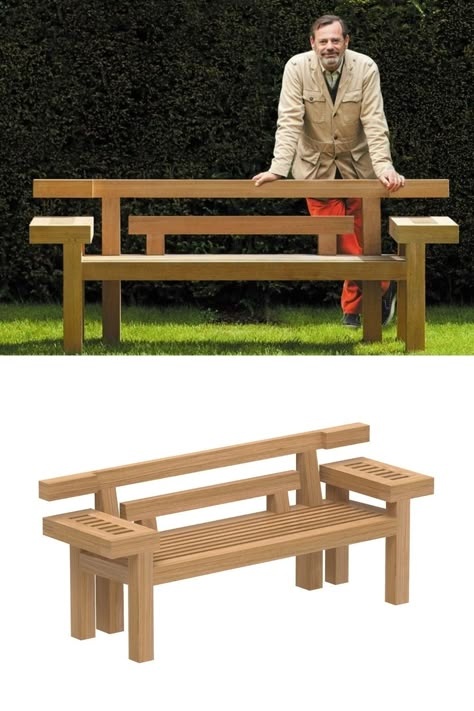 Wood Bench Outdoor Ideas, Benches For Outside Wooden, Bench Seats Outdoor, Wood Garden Bench Ideas, Bench Designs Outdoor, Wooden Bench Design Outdoor, Yard Benches Outdoor Seating, Wooden Bench Seat Outdoor, Wood Garden Furniture