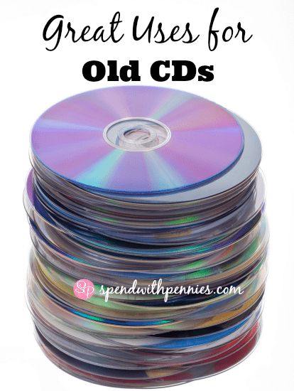 Crafts With Cds, Cd Recycle, Cd Crafts Diy, Old Cd Crafts, Recycled Cds, Cd Diy, Old Cd, Summer Mantle, Spend With Pennies