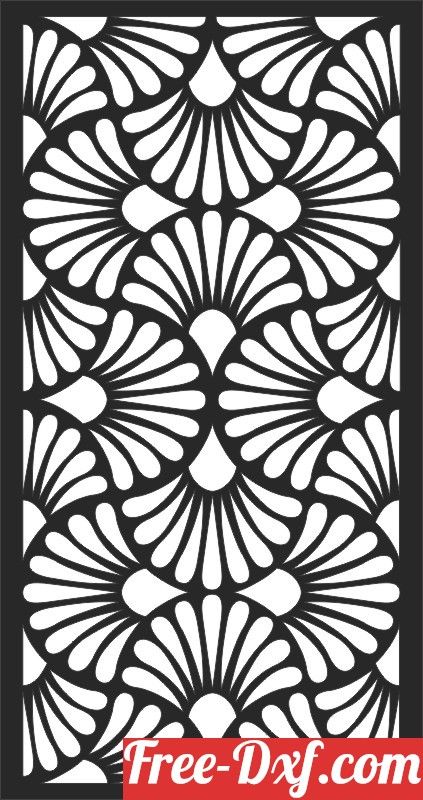 decorative panel wall separator door pattern oKUTR High quality free Dxf files, Svg, Cdr and Ai Ready to cut for laser Cnc plasma and Download Instantly Doors, Windows, Panel Free Dxf Files Cnc, Cnc Jali, Wall Separator, Door Pattern, Dxf Files Cnc, Jali Design, Jaali Design, Free Dxf Files, Geometric Pattern Art