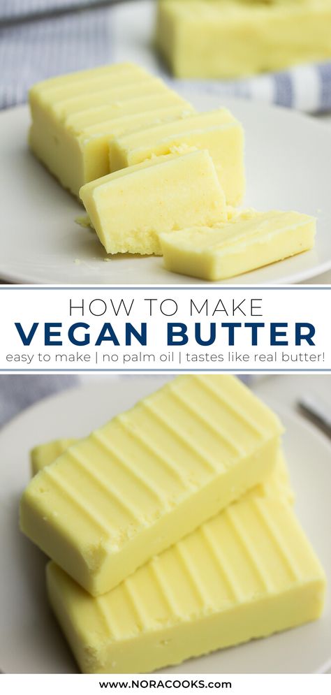 Butter At Home, Kale Pasta, Vegan Cheese Recipes, Vegan Sauces, Desserts Vegan, Oreo Dessert, S'mores, Vegan Condiments, Butter Recipe