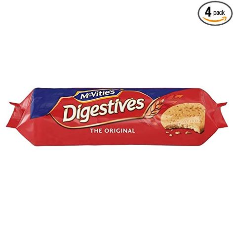 Amazon.com : McVities Digestive Biscuits 400g (Pack of 4) : Biscuits Gourmet : Grocery & Gourmet Food Mcvities Biscuits, Citrus Tart, English Biscuits, Digestive Biscuits, Marshall Mathers, Nutritious Snacks, Food Supply, British Food, Tasty Bites